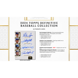 2024 Topps Definitive Baseball Hobby Box