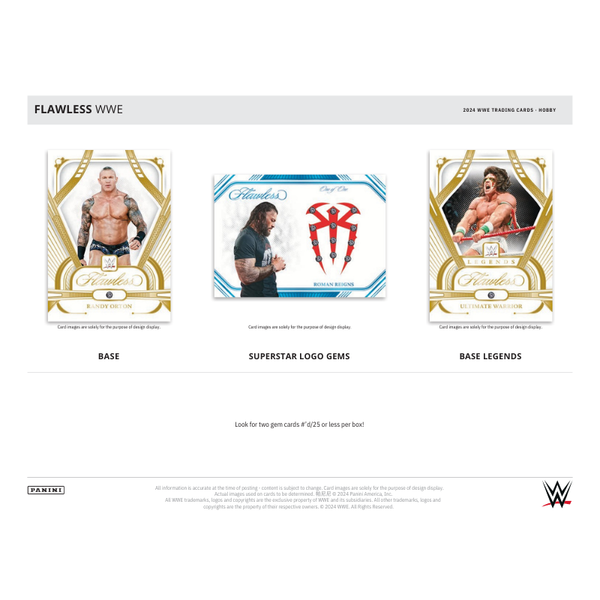 2024 Panini Flawless WWE Hobby Box
