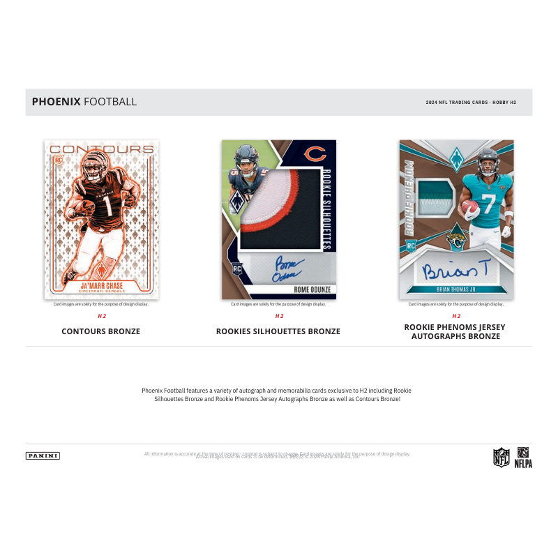 2024 Panini Phoenix Football H2 Hybrid 20 Box Case