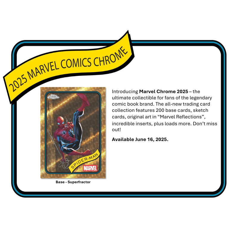 2025 Topps Marvel Chrome Hobby Box