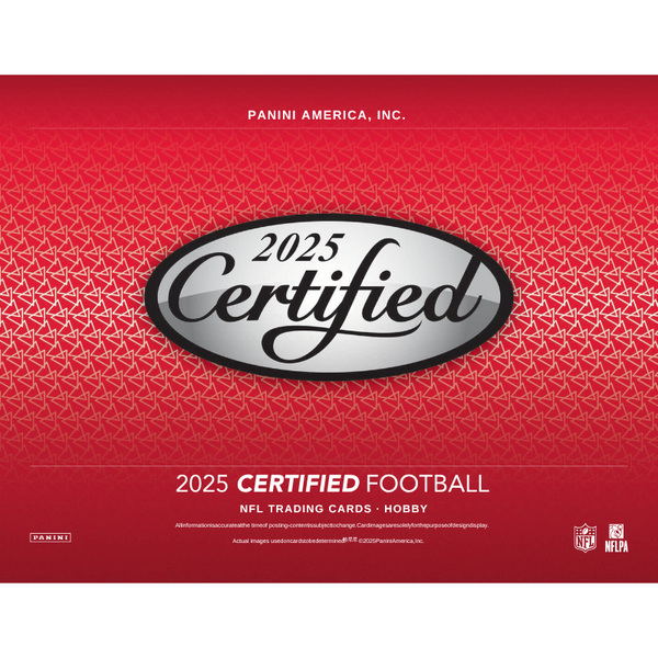 2025 Panini Certified Football Hobby 16 Box Case