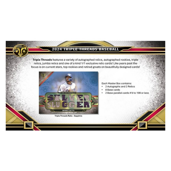 2024 Topps Triple Threads Baseball Hobby Box