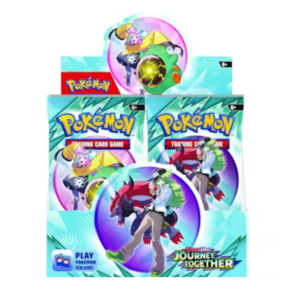 Pokemon Scarlet and Violet 9 Journey Together Booster 6 Box Case